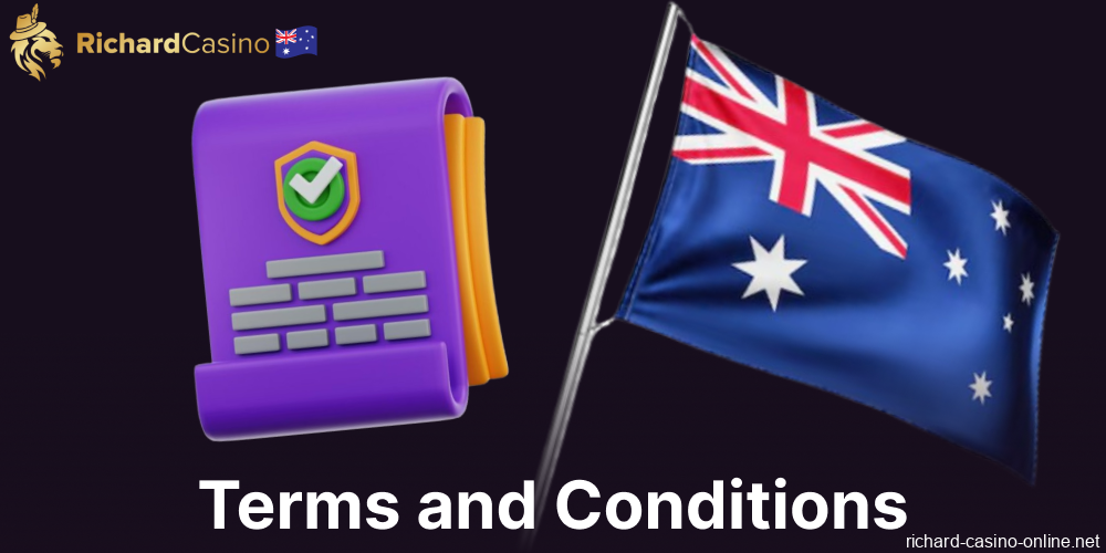 Richard Casino terms and conditions for Australian players