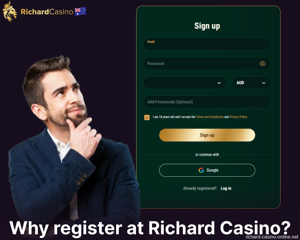 The main advantages of registration on Richard Casino for Australian players